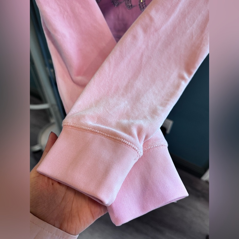 NWOT Juicy Couture Blush Pink Velour Jacket - Picture 11 of 12